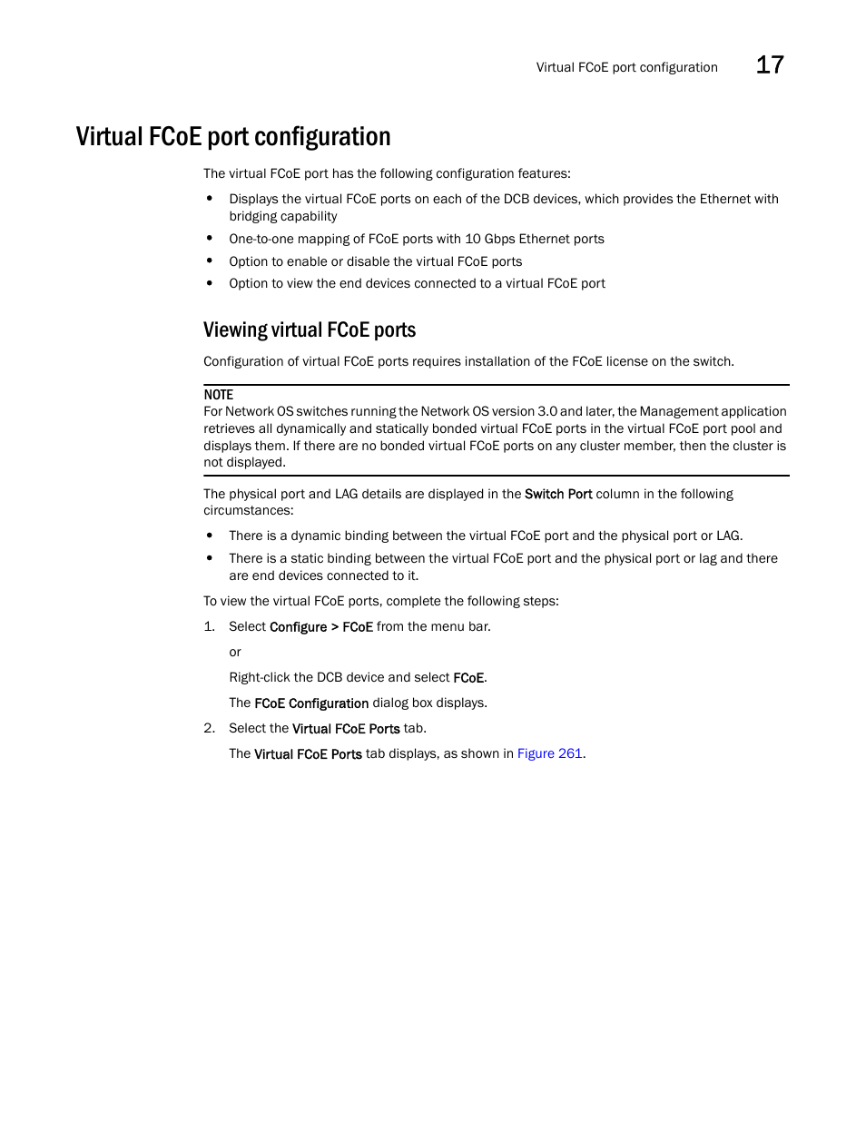 Virtual fcoe port configuration, Viewing virtual fcoe ports | Brocade Network Advisor IP User Manual v12.3.0 User Manual | Page 713 / 1928