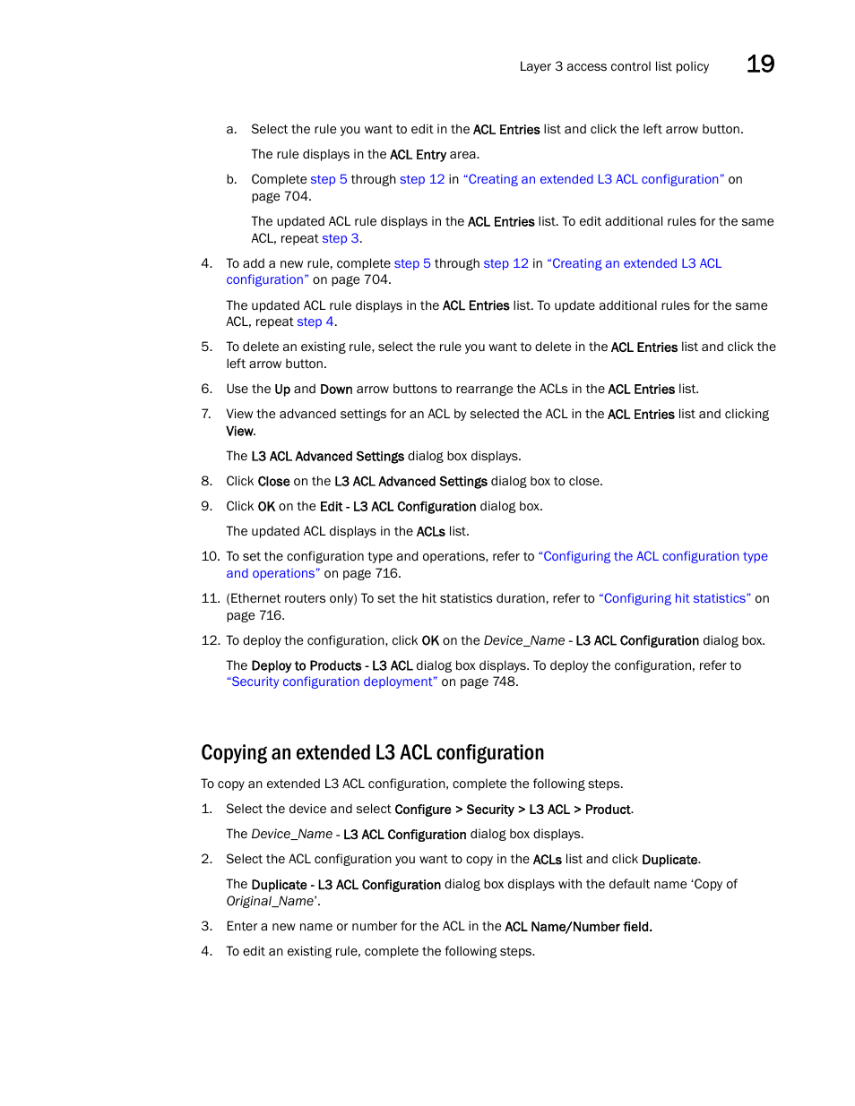 Copying an extended l3 acl configuration | Brocade Network Advisor IP User Manual v12.3.0 User Manual | Page 759 / 1928