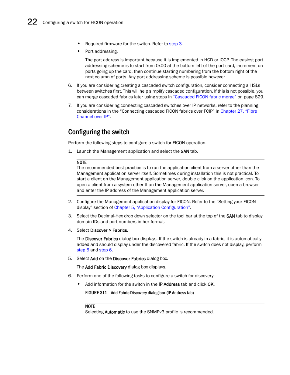 Configuring the switch | Brocade Network Advisor IP User Manual v12.3.0 User Manual | Page 866 / 1928