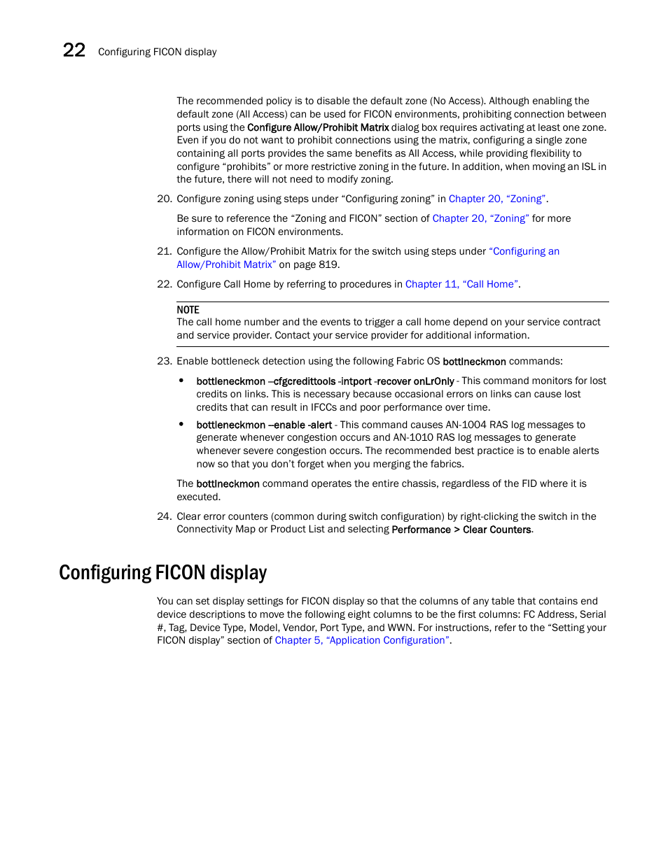 Configuring ficon display | Brocade Network Advisor IP User Manual v12.3.0 User Manual | Page 870 / 1928