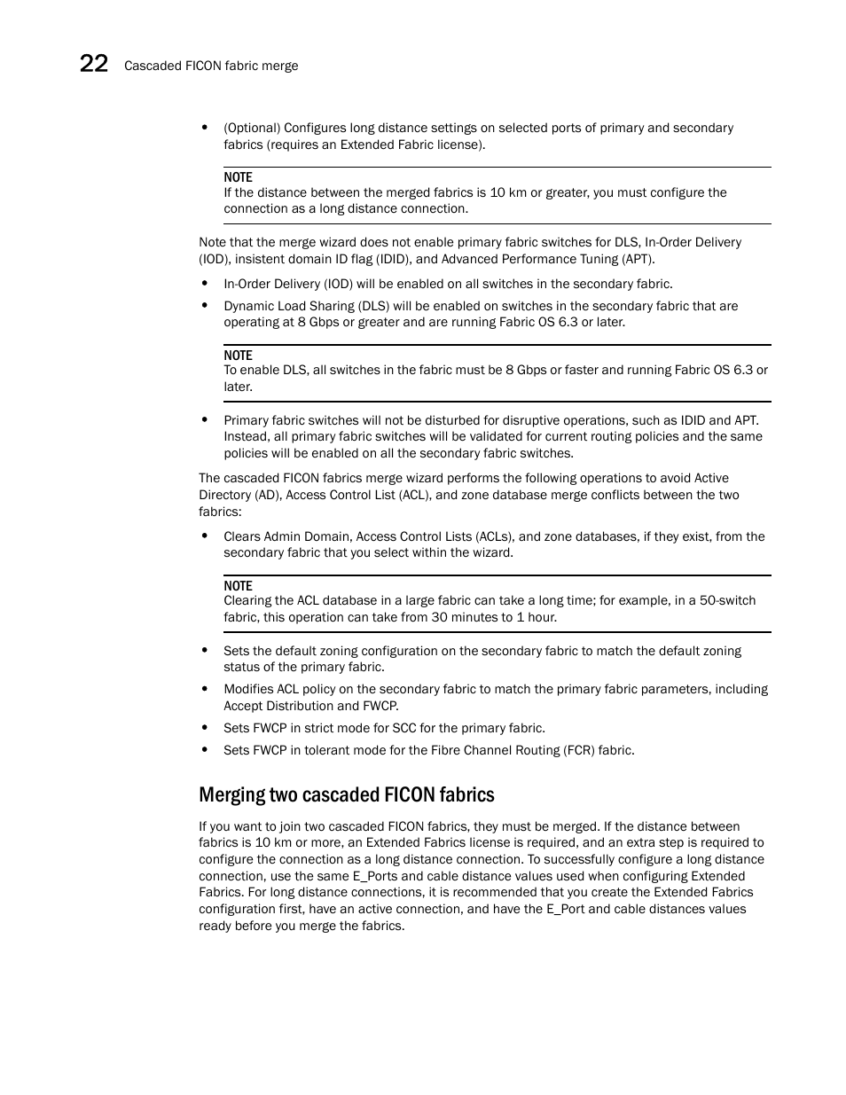 Merging two cascaded ficon fabrics | Brocade Network Advisor IP User Manual v12.3.0 User Manual | Page 882 / 1928