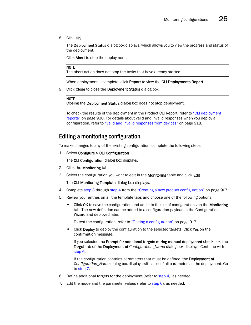 Editing a monitoring configuration | Brocade Network Advisor IP User Manual v12.3.0 User Manual | Page 981 / 1928