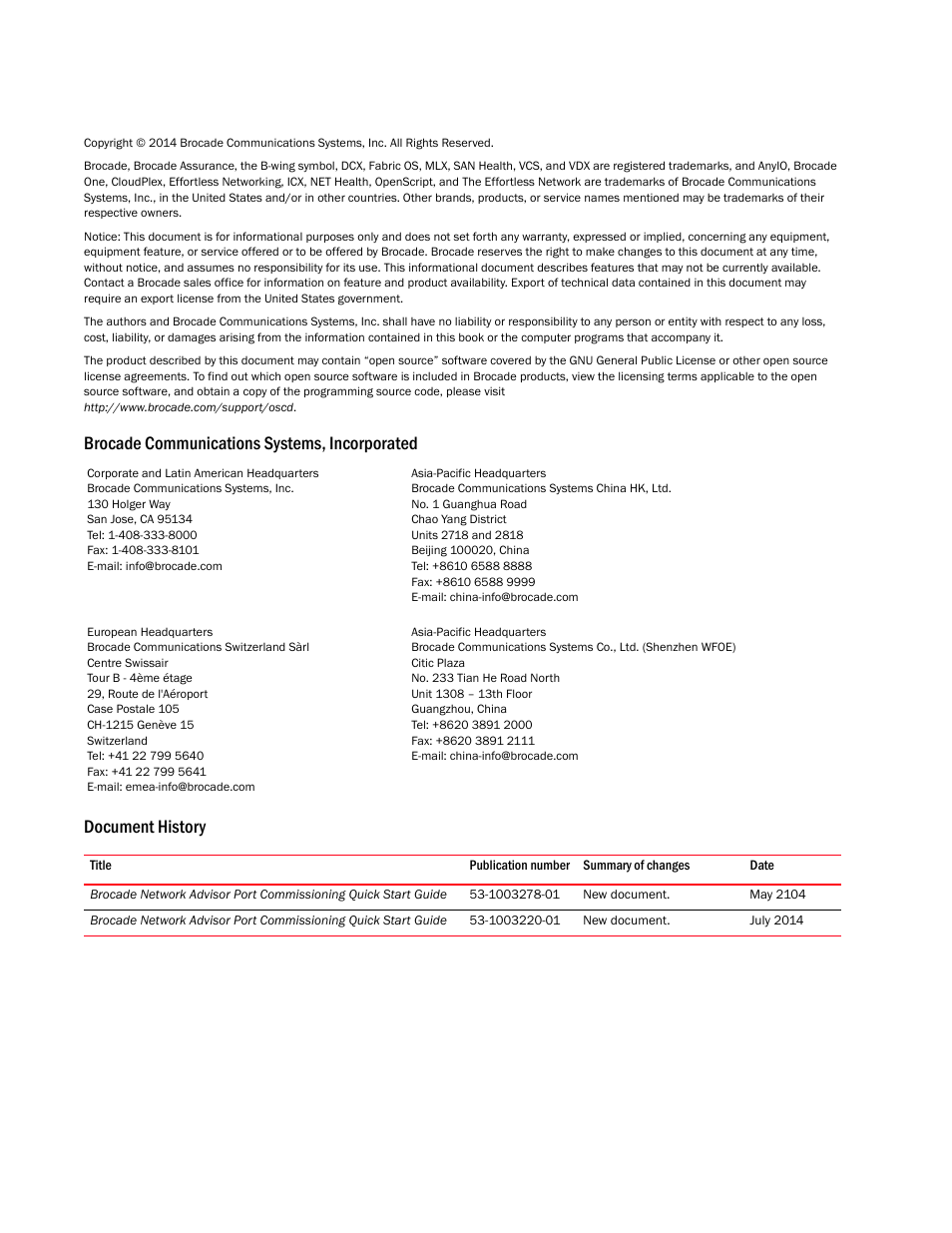 Brocade Network Advisor Port Commissioning Quick Start Guide (Supporting Network Advisor 12.3.0) User Manual | Page 2 / 21