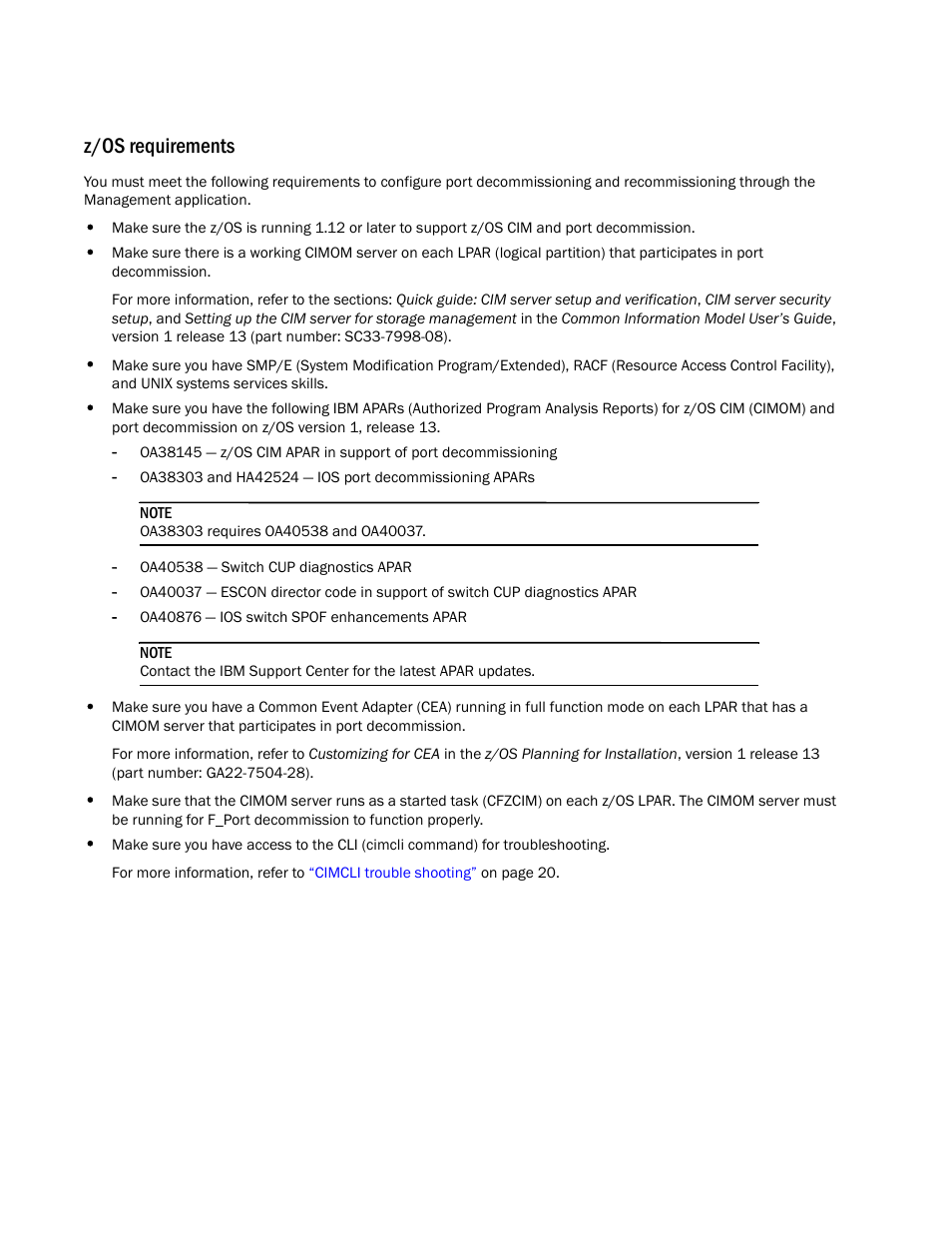 Z/os requirements | Brocade Network Advisor Port Commissioning Quick Start Guide (Supporting Network Advisor 12.3.0) User Manual | Page 4 / 21