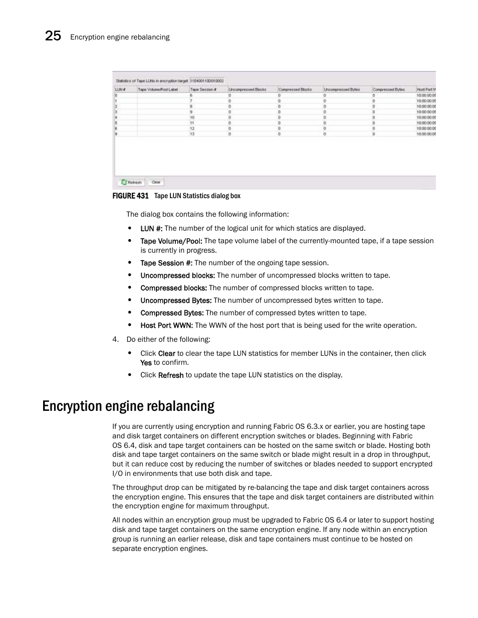 Encryption engine rebalancing | Brocade Network Advisor SAN + IP User Manual v12.1.0 User Manual | Page 1052 / 2389