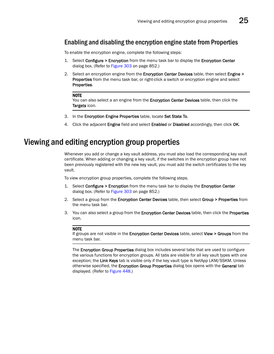 Viewing and editing encryption group properties, Viewing and editing encryption group properties 7 | Brocade Network Advisor SAN + IP User Manual v12.1.0 User Manual | Page 1081 / 2389