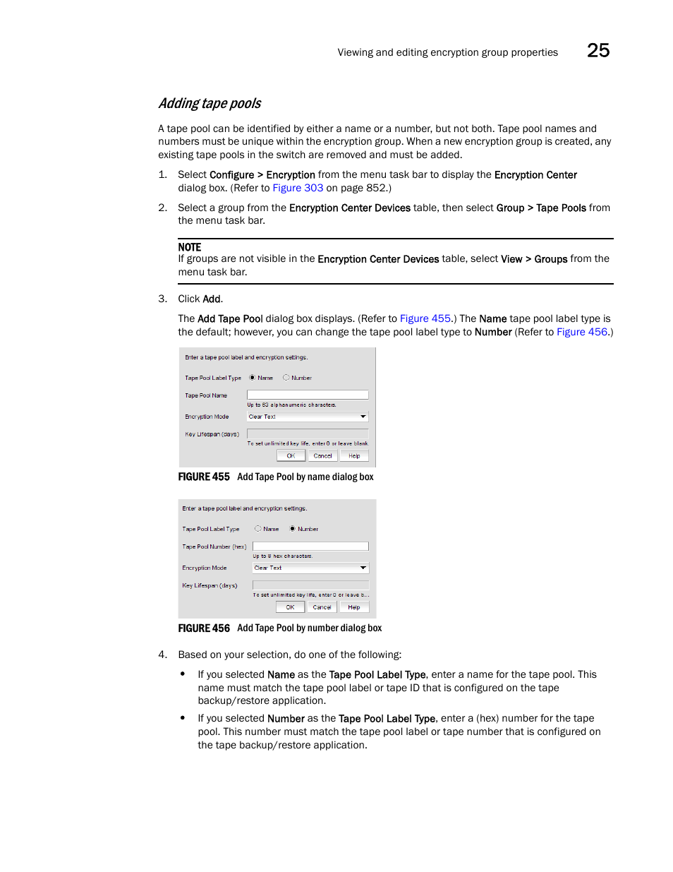 Adding tape pools | Brocade Network Advisor SAN + IP User Manual v12.1.0 User Manual | Page 1095 / 2389