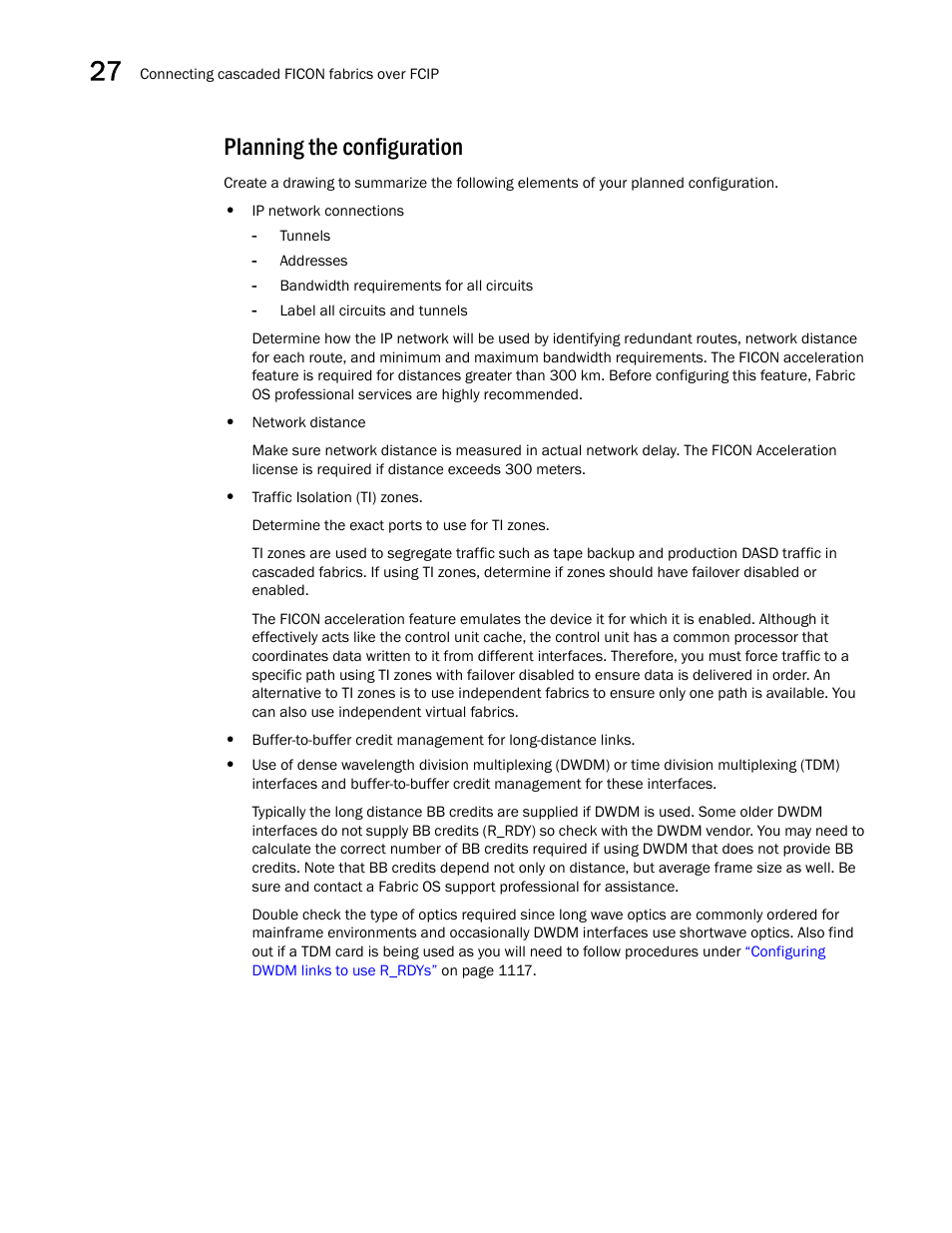 Planning the configuration, Planning the configuration 4 | Brocade Network Advisor SAN + IP User Manual v12.1.0 User Manual | Page 1167 / 2389