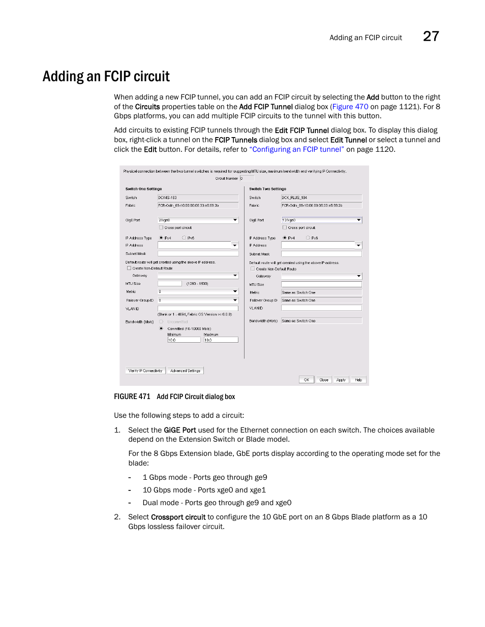 Adding an fcip circuit, Adding an fcip circuit 3, Eps under and | With | Brocade Network Advisor SAN + IP User Manual v12.1.0 User Manual | Page 1176 / 2389