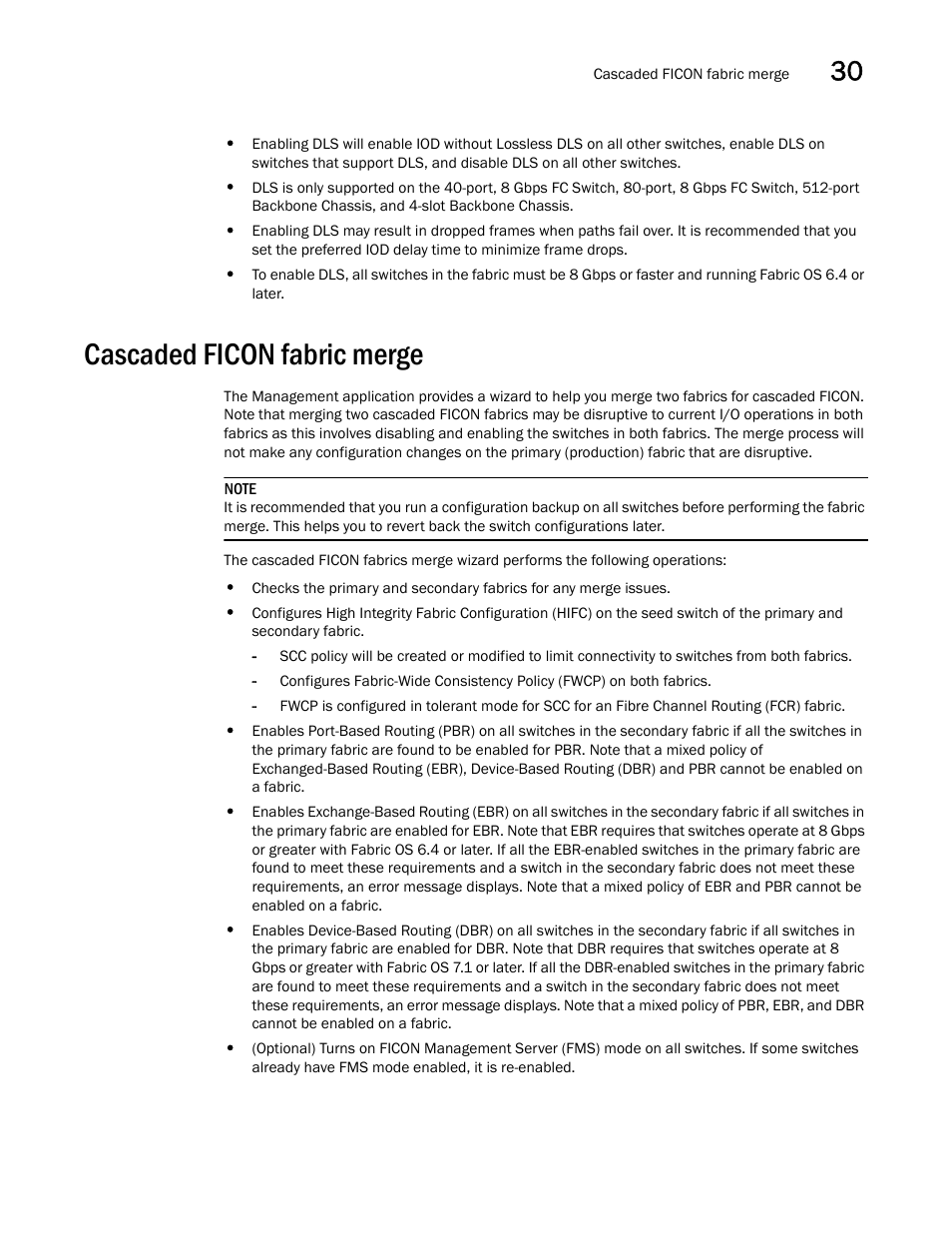 Cascaded ficon fabric merge, Cascaded ficon fabric merge 7, Eps in | Brocade Network Advisor SAN + IP User Manual v12.1.0 User Manual | Page 1248 / 2389