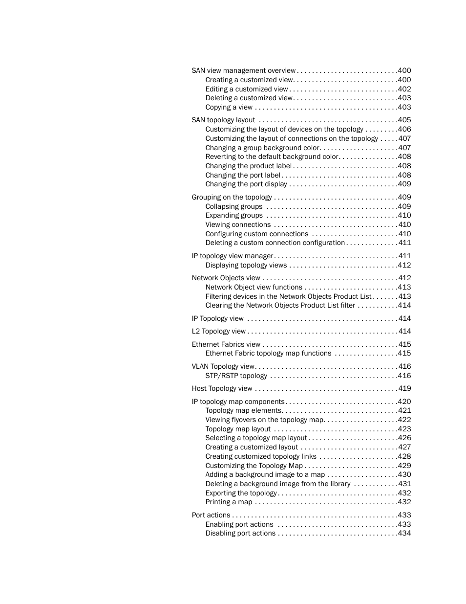 Brocade Network Advisor SAN + IP User Manual v12.1.0 User Manual | Page 13 / 2389