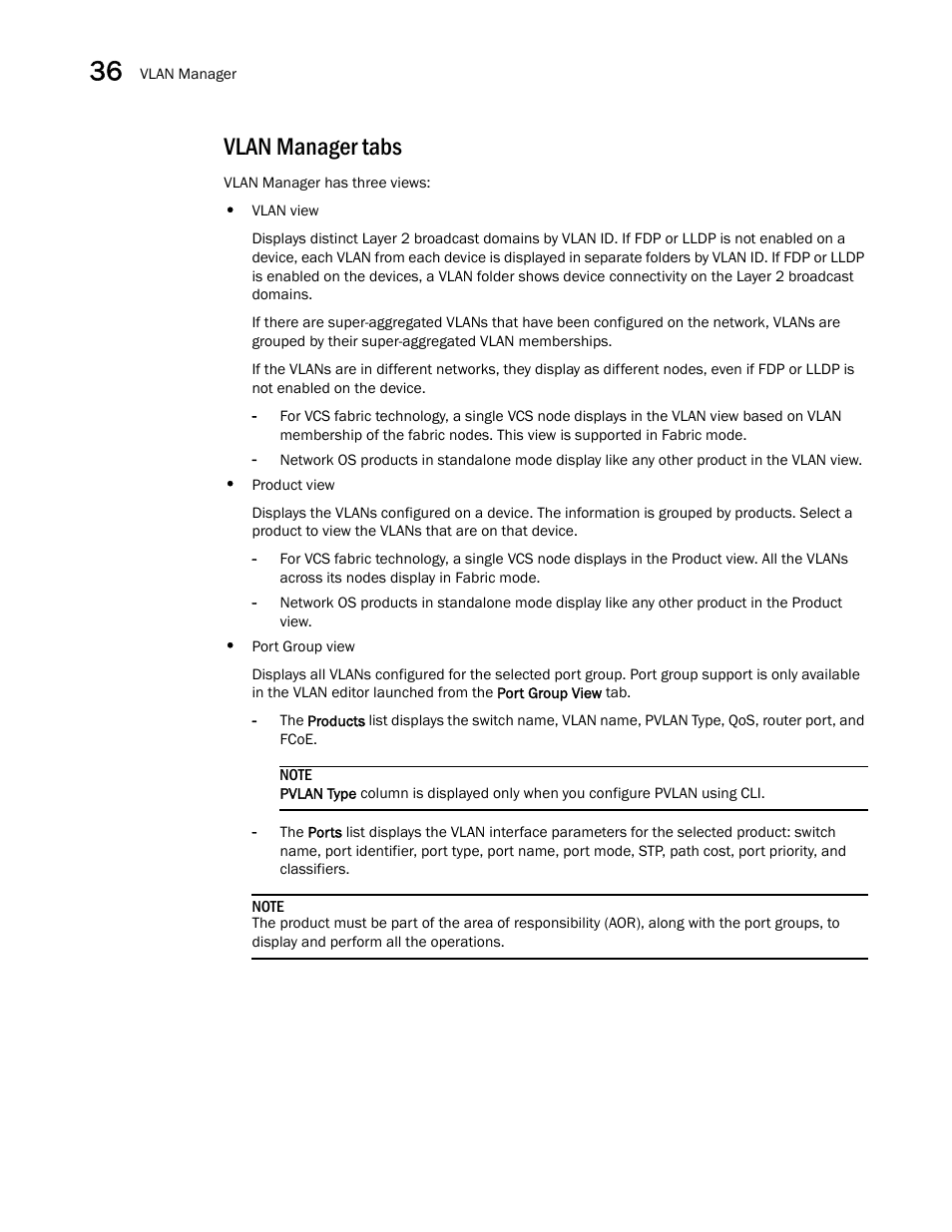 Vlan manager tabs | Brocade Network Advisor SAN + IP User Manual v12.1.0 User Manual | Page 1351 / 2389