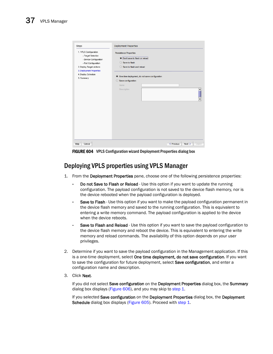 Deploying vpls properties using vpls manager | Brocade Network Advisor SAN + IP User Manual v12.1.0 User Manual | Page 1419 / 2389
