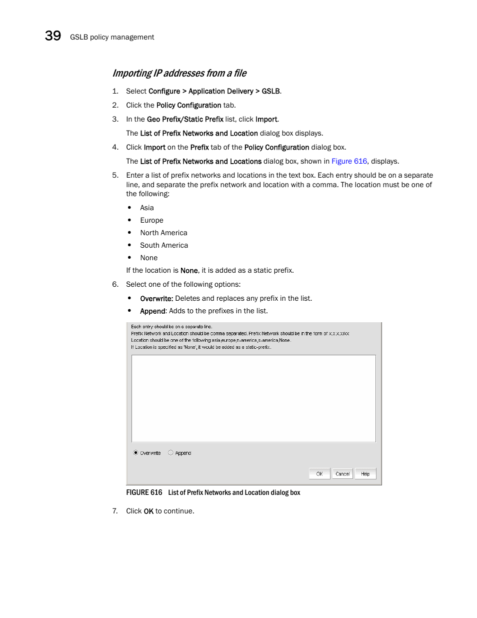 Importing ip addresses from a file | Brocade Network Advisor SAN + IP User Manual v12.1.0 User Manual | Page 1456 / 2389