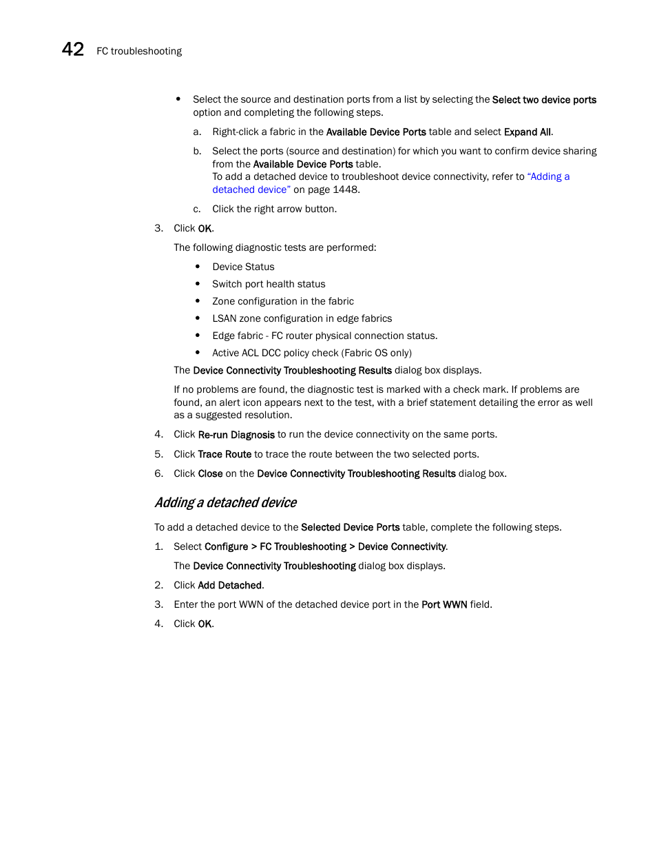 Adding a detached device | Brocade Network Advisor SAN + IP User Manual v12.1.0 User Manual | Page 1495 / 2389