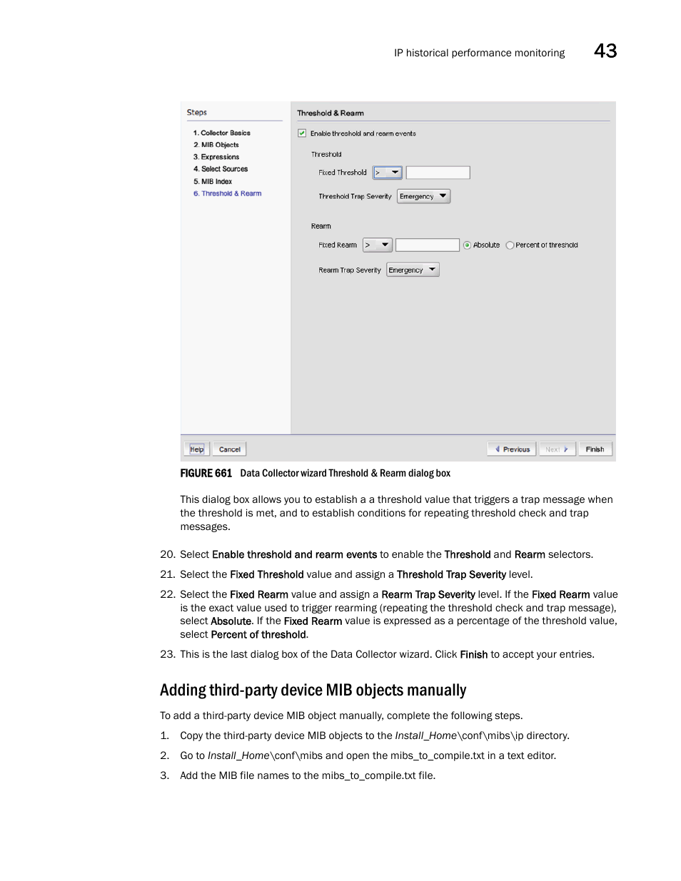 Adding third-party device mib objects manually, Adding third-party device, Mib objects manually | Brocade Network Advisor SAN + IP User Manual v12.1.0 User Manual | Page 1572 / 2389