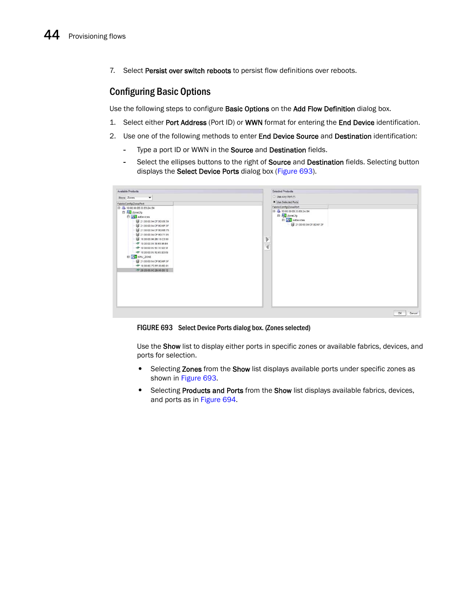 Configuring basic options | Brocade Network Advisor SAN + IP User Manual v12.1.0 User Manual | Page 1632 / 2389
