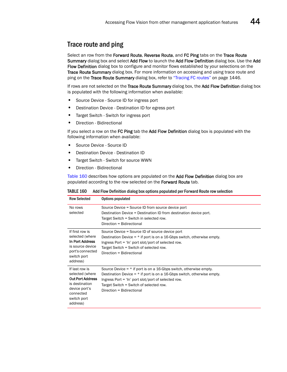 Trace route and ping, Trace route and ping 7 | Brocade Network Advisor SAN + IP User Manual v12.1.0 User Manual | Page 1663 / 2389