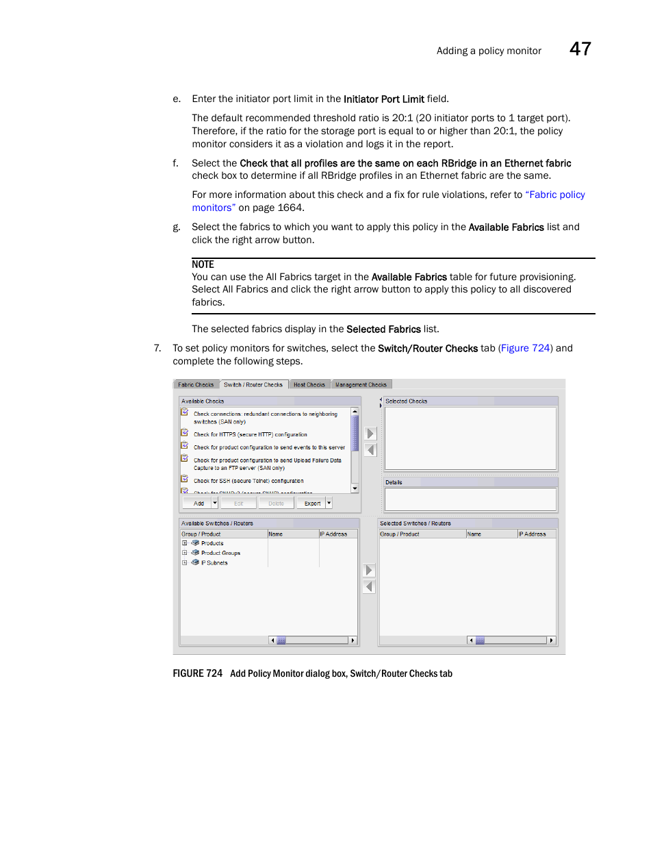 Brocade Network Advisor SAN + IP User Manual v12.1.0 User Manual | Page 1718 / 2389