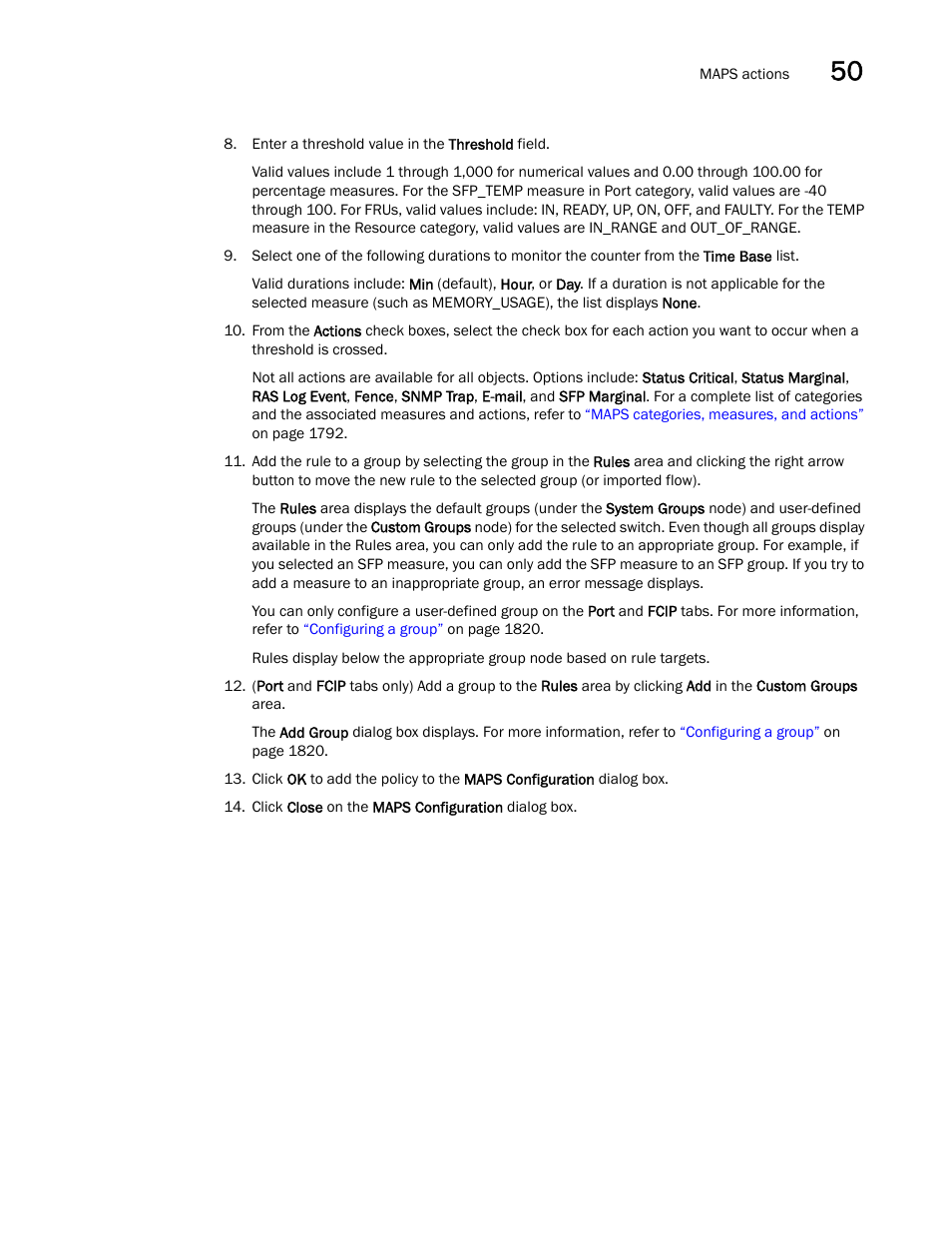 Brocade Network Advisor SAN + IP User Manual v12.1.0 User Manual | Page 1852 / 2389