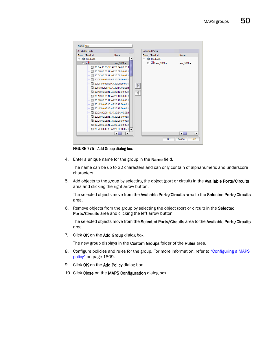 Brocade Network Advisor SAN + IP User Manual v12.1.0 User Manual | Page 1862 / 2389