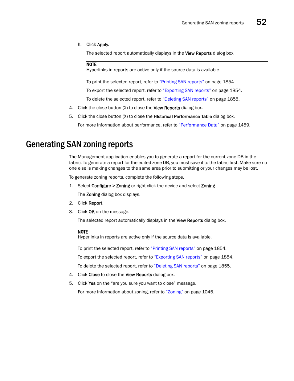 Generating san zoning reports, Generating san zoning reports 7 | Brocade Network Advisor SAN + IP User Manual v12.1.0 User Manual | Page 1898 / 2389