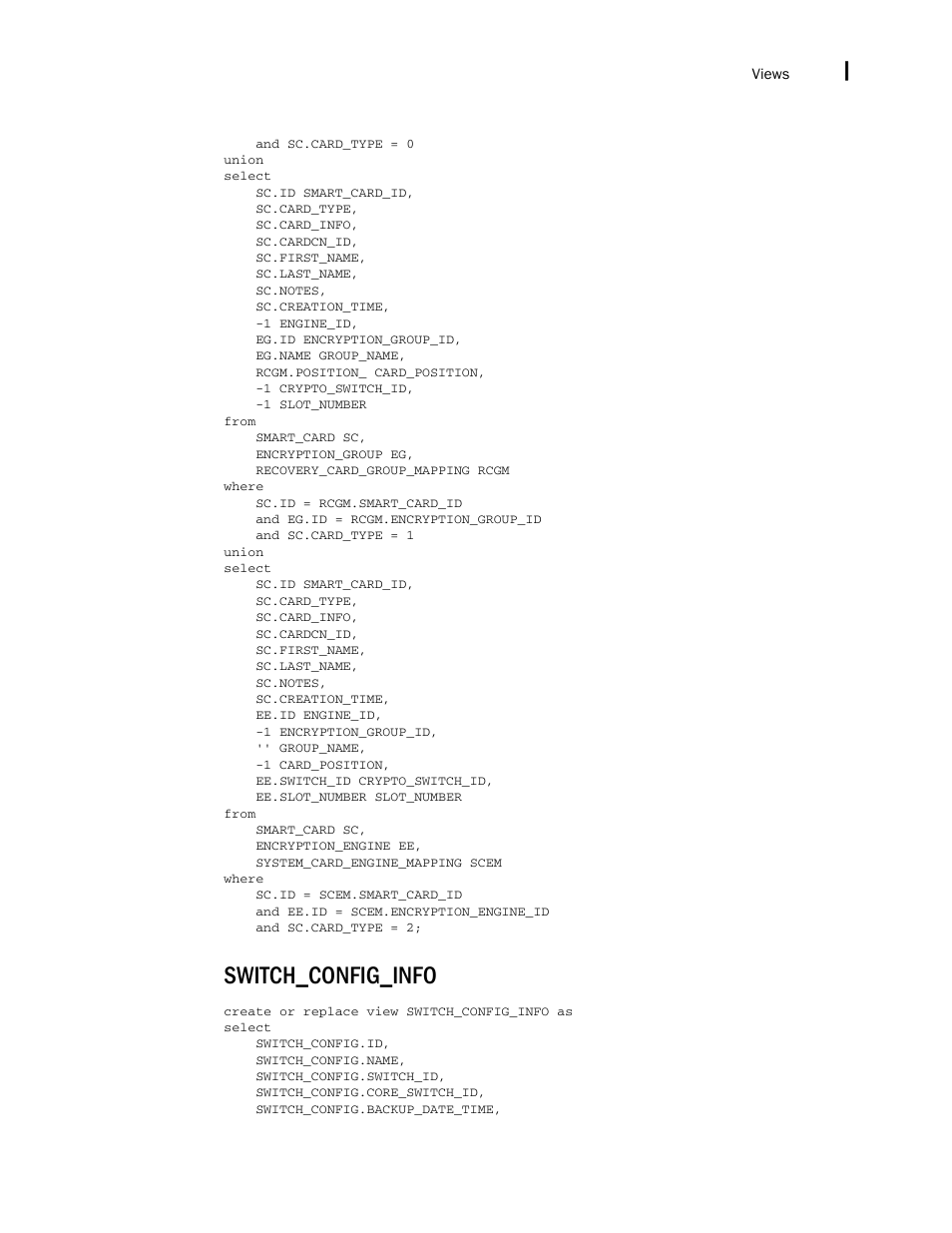 Switch_config_info | Brocade Network Advisor SAN + IP User Manual v12.1.0 User Manual | Page 2330 / 2389