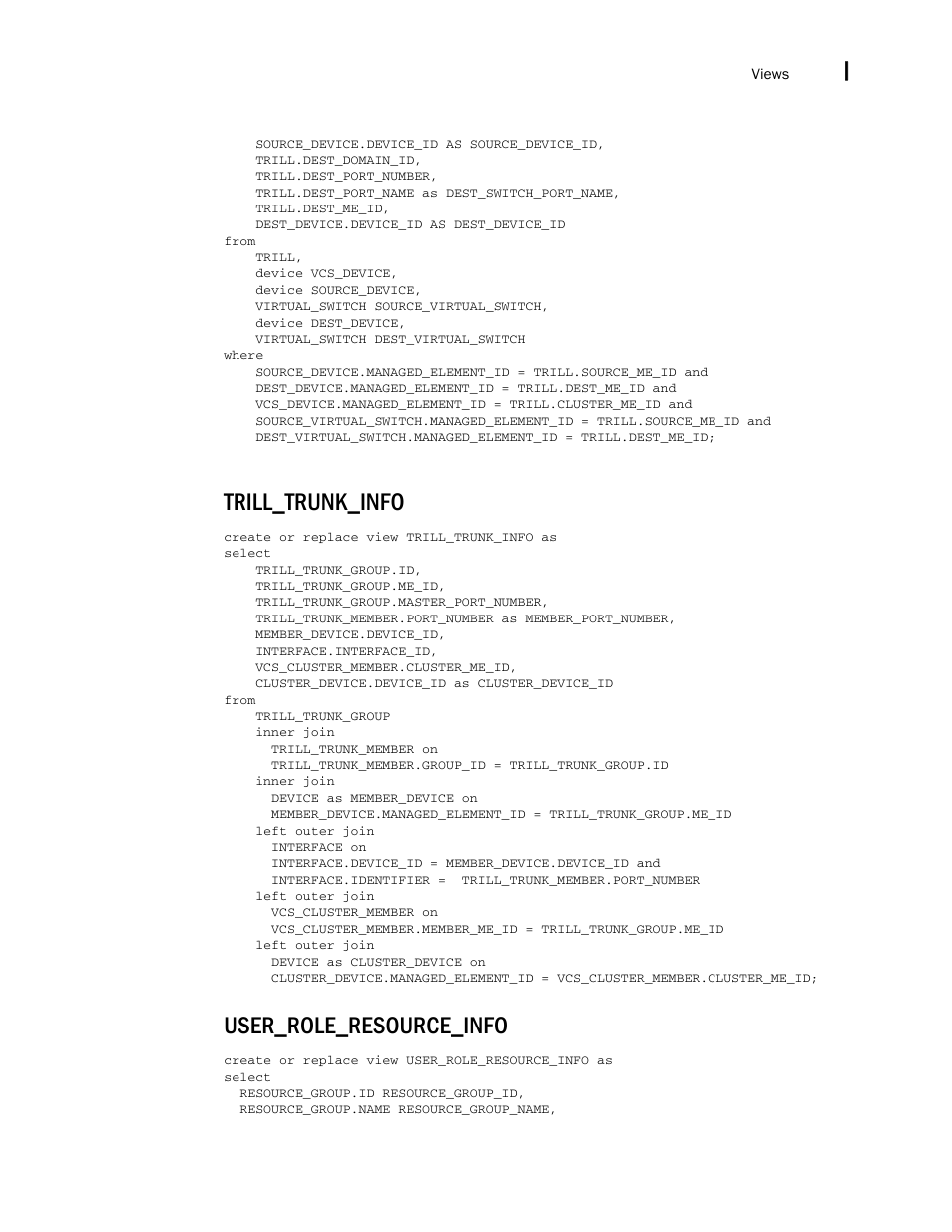 Trill_trunk_info, User_role_resource_info | Brocade Network Advisor SAN + IP User Manual v12.1.0 User Manual | Page 2340 / 2389