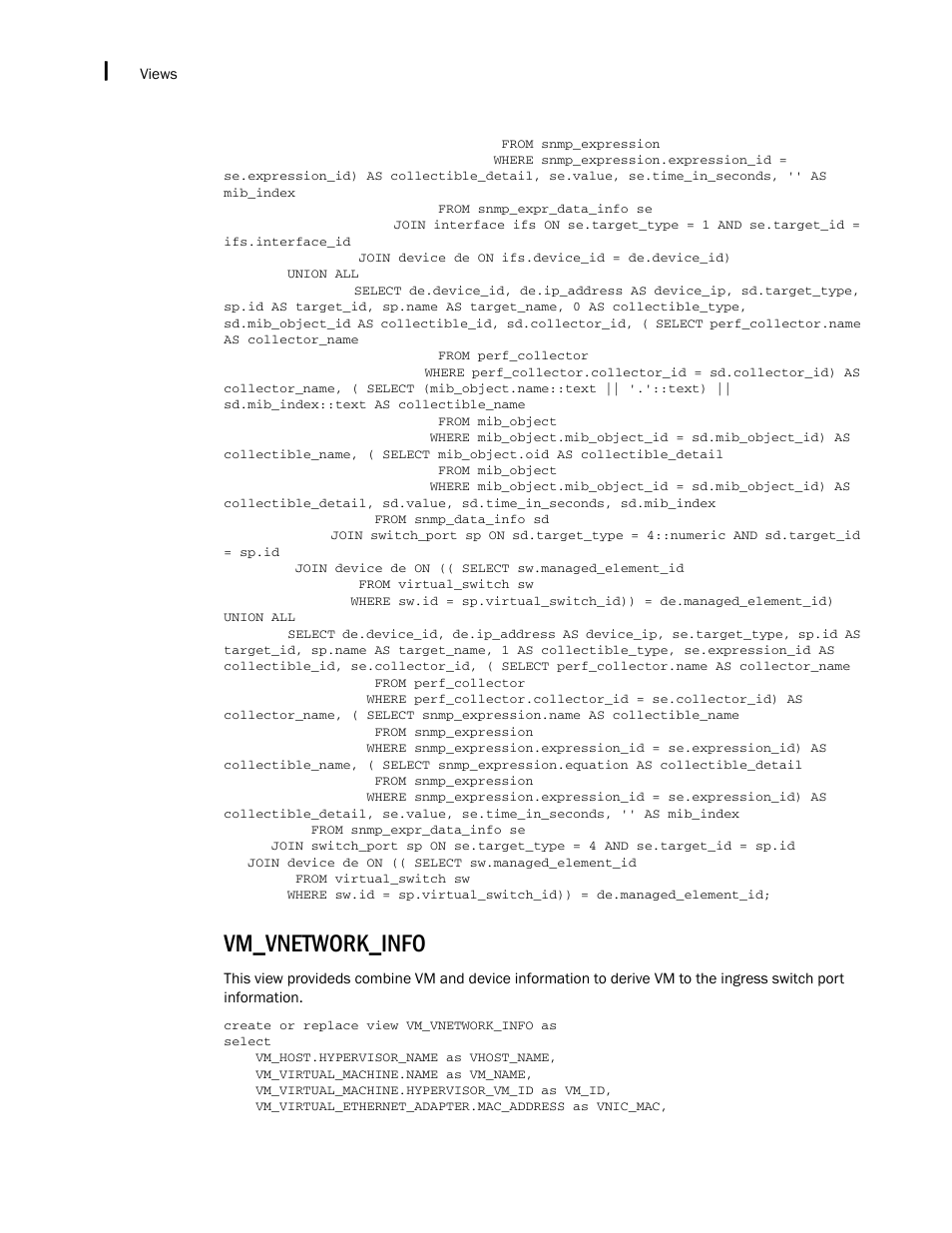 Vm_vnetwork_info | Brocade Network Advisor SAN + IP User Manual v12.1.0 User Manual | Page 2361 / 2389