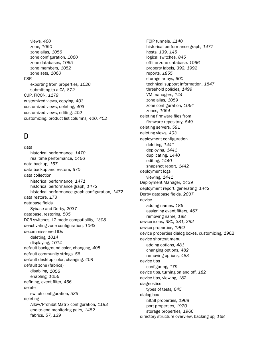 Brocade Network Advisor SAN + IP User Manual v12.1.0 User Manual | Page 2371 / 2389