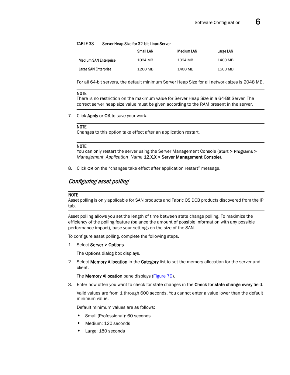 Configuring asset polling | Brocade Network Advisor SAN + IP User Manual v12.1.0 User Manual | Page 285 / 2389