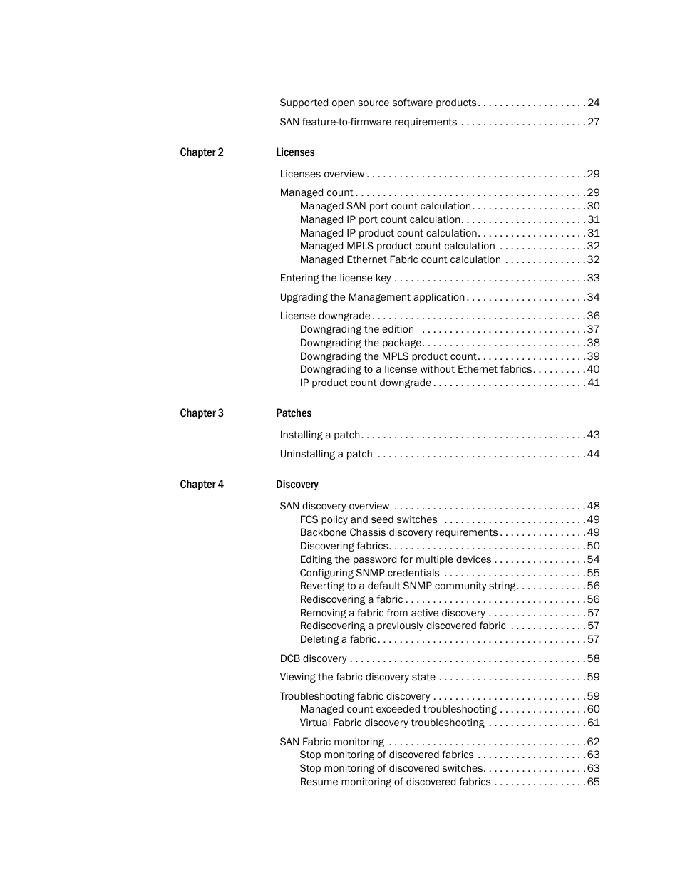 Brocade Network Advisor SAN + IP User Manual v12.1.0 User Manual | Page 4 / 2389