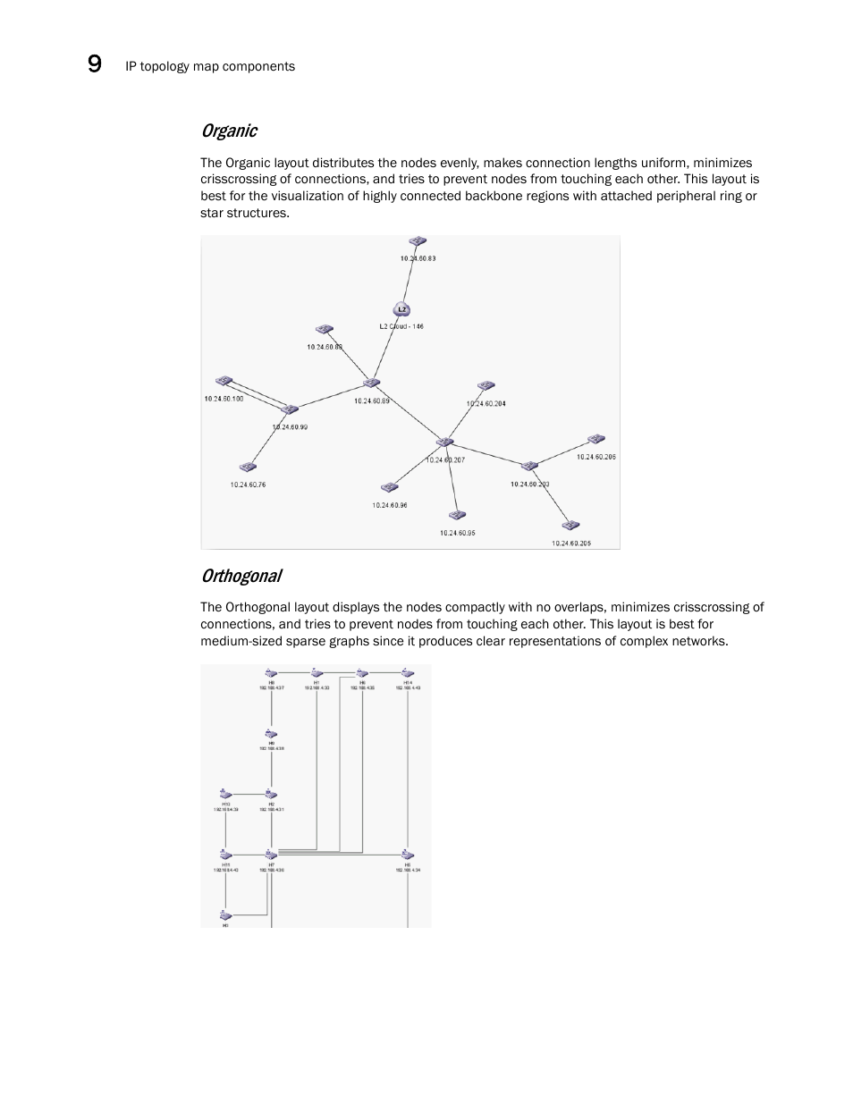 Organic, Orthogonal | Brocade Network Advisor SAN + IP User Manual v12.1.0 User Manual | Page 489 / 2389