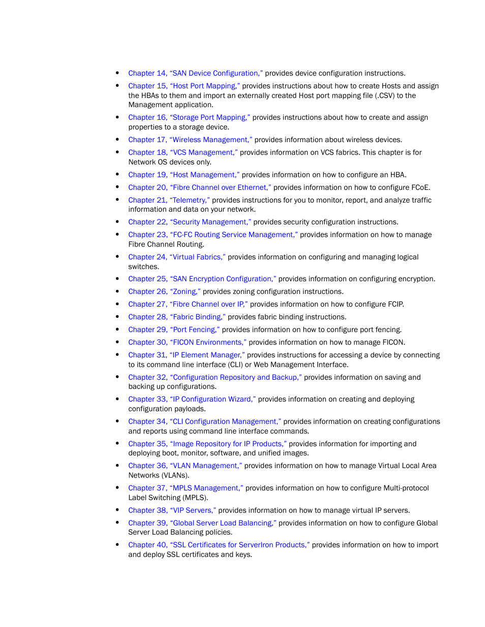 Brocade Network Advisor SAN + IP User Manual v12.1.0 User Manual | Page 55 / 2389