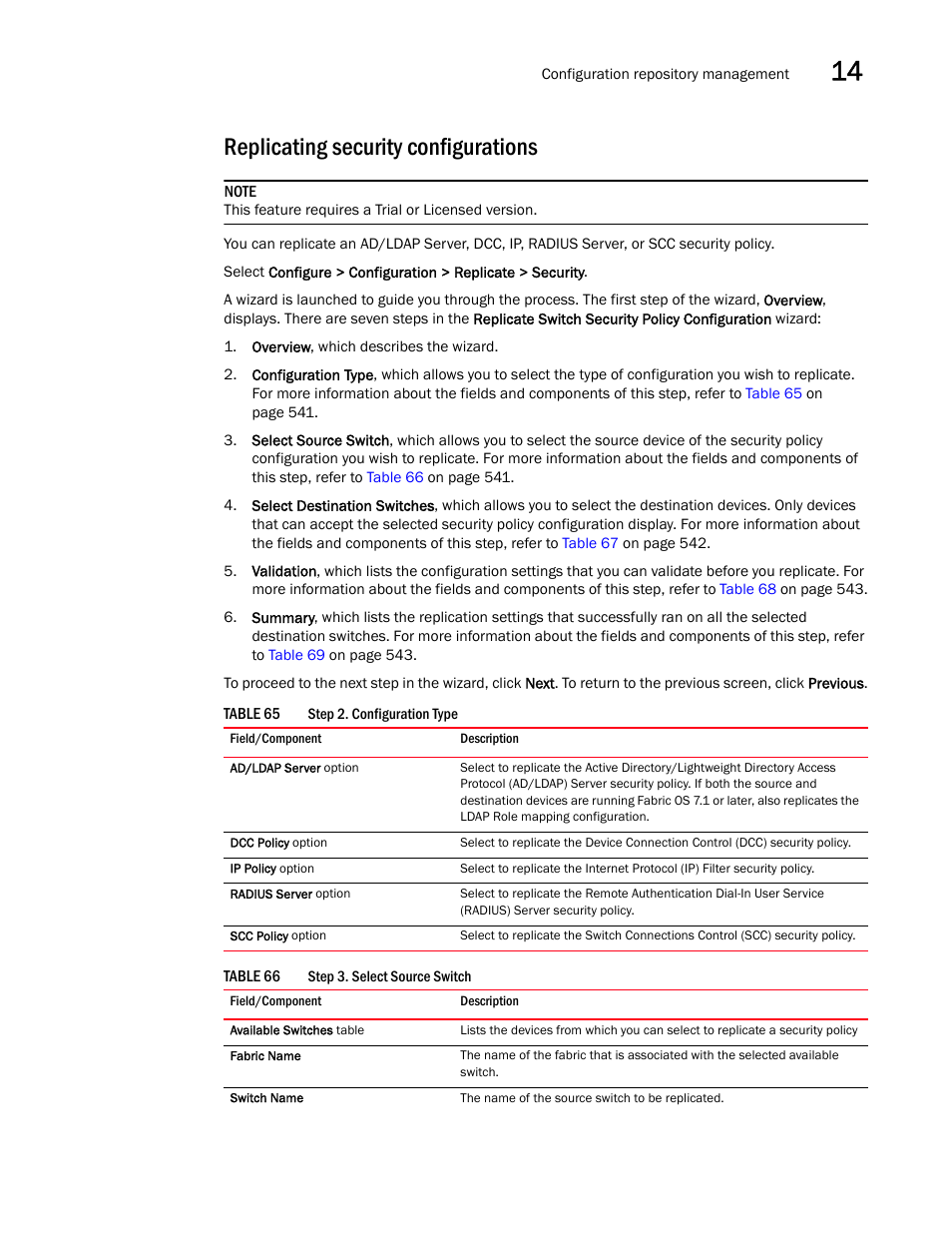 Replicating security configurations | Brocade Network Advisor SAN + IP User Manual v12.1.0 User Manual | Page 603 / 2389