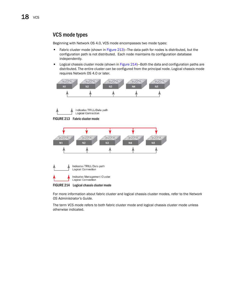 Vcs mode types | Brocade Network Advisor SAN + IP User Manual v12.1.0 User Manual | Page 676 / 2389