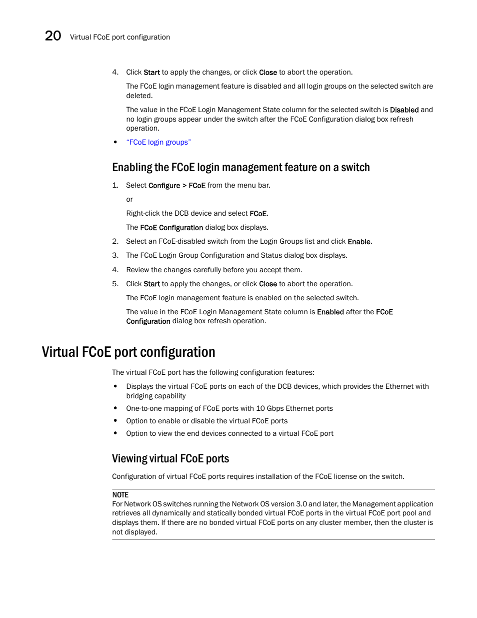 Virtual fcoe port configuration, Viewing virtual fcoe ports | Brocade Network Advisor SAN + IP User Manual v12.1.0 User Manual | Page 793 / 2389