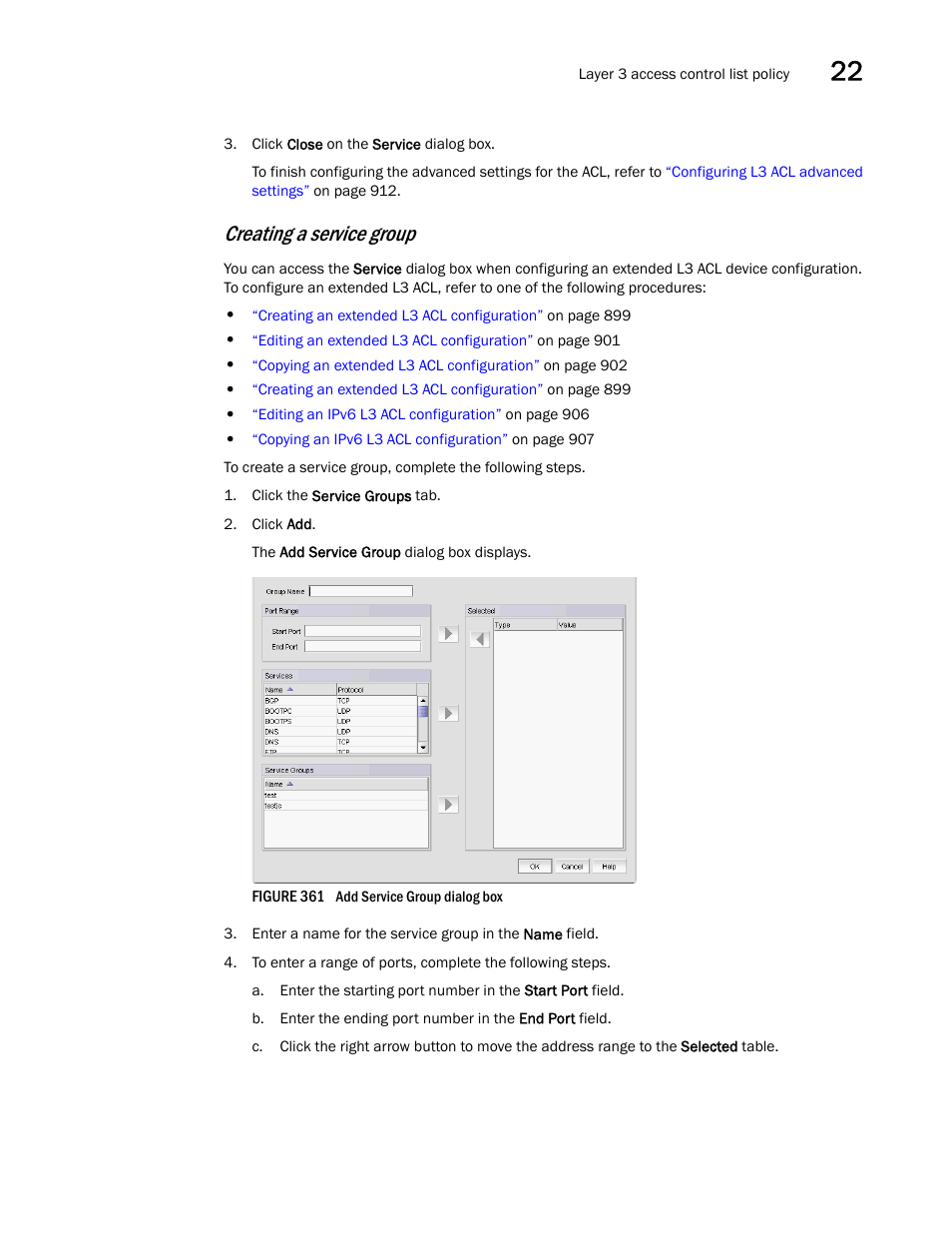 Creating a service group | Brocade Network Advisor SAN + IP User Manual v12.3.0 User Manual | Page 1003 / 2702