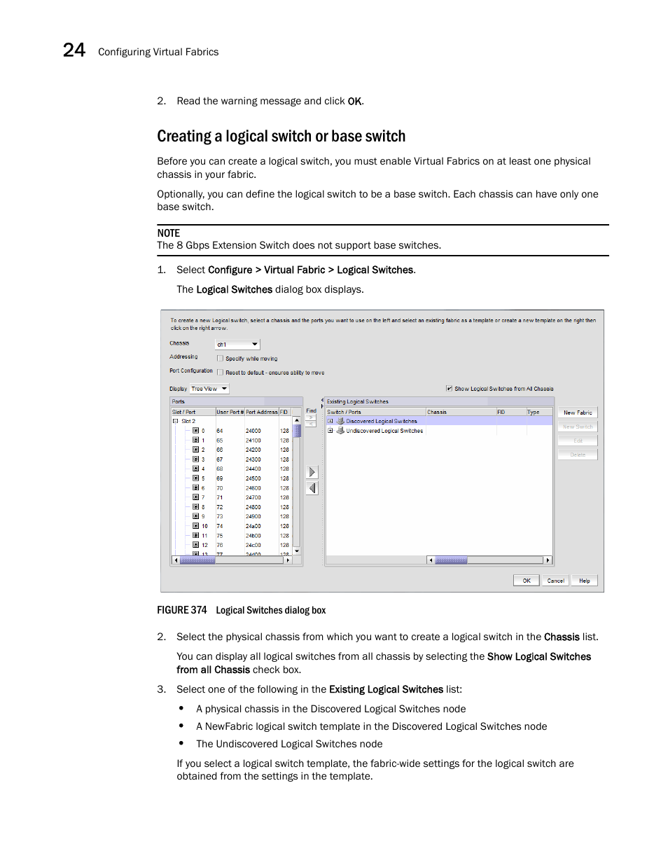 Creating a logical switch or base switch | Brocade Network Advisor SAN + IP User Manual v12.3.0 User Manual | Page 1036 / 2702