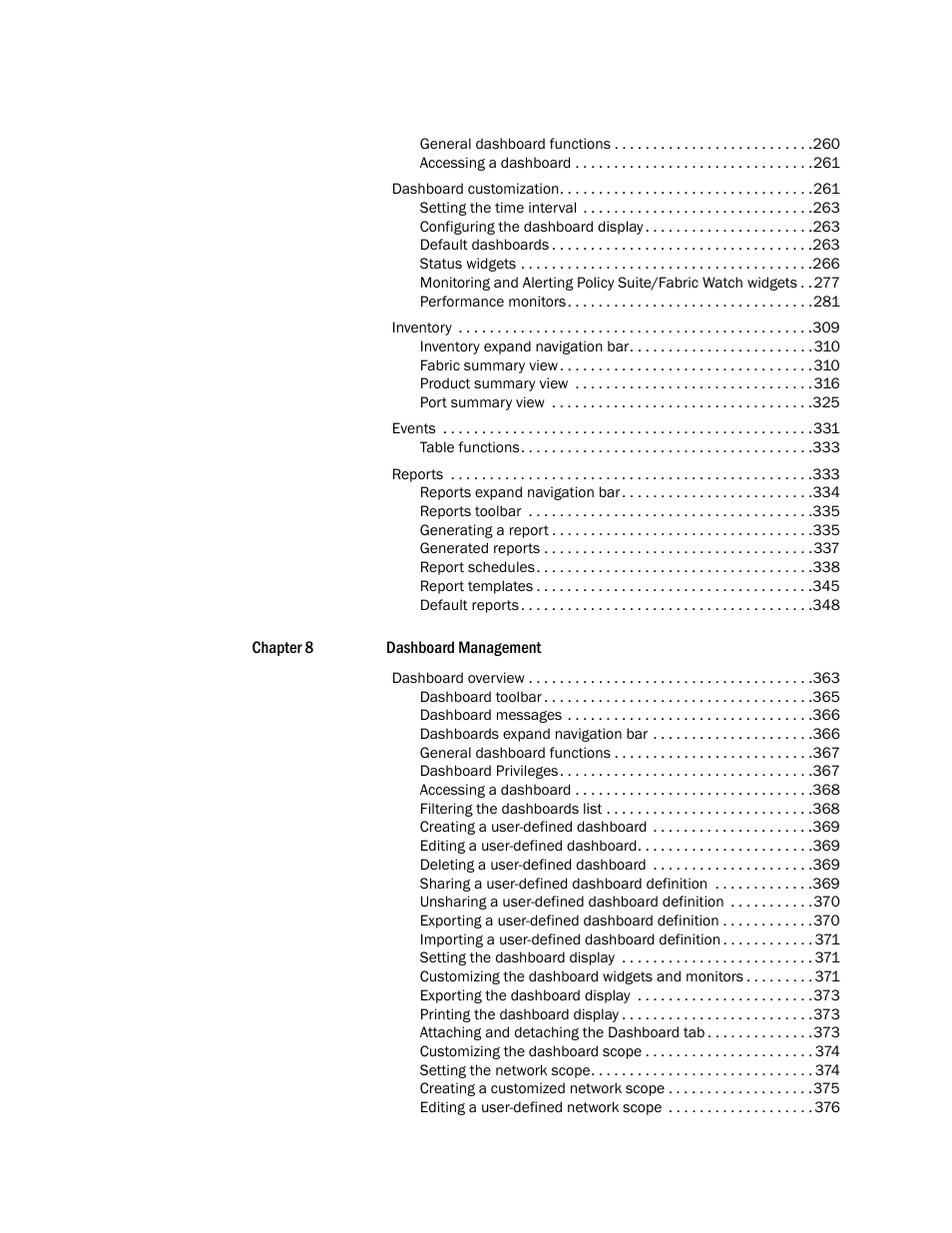 Brocade Network Advisor SAN + IP User Manual v12.3.0 User Manual | Page 11 / 2702