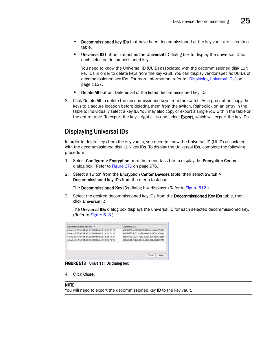 Displaying universal ids | Brocade Network Advisor SAN + IP User Manual v12.3.0 User Manual | Page 1209 / 2702