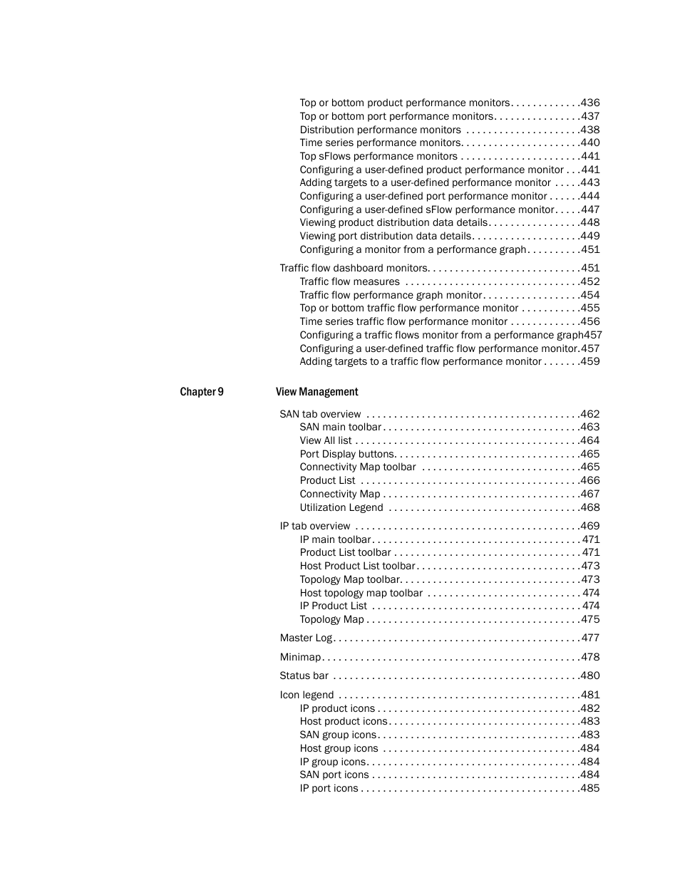 Brocade Network Advisor SAN + IP User Manual v12.3.0 User Manual | Page 13 / 2702