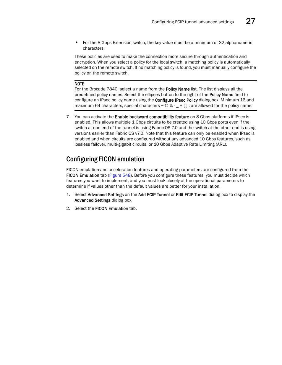 Configuring ficon emulation | Brocade Network Advisor SAN + IP User Manual v12.3.0 User Manual | Page 1325 / 2702