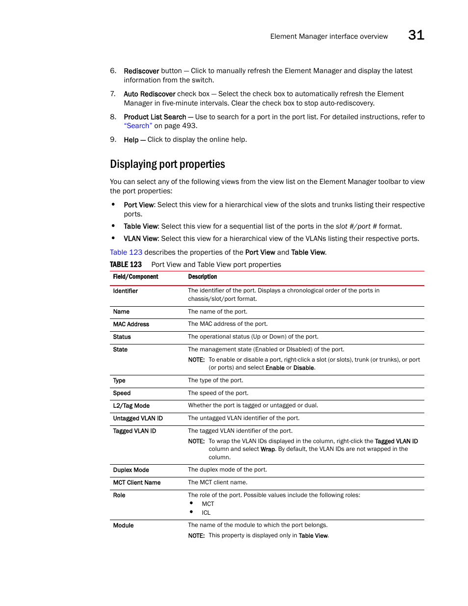 Displaying port properties | Brocade Network Advisor SAN + IP User Manual v12.3.0 User Manual | Page 1405 / 2702