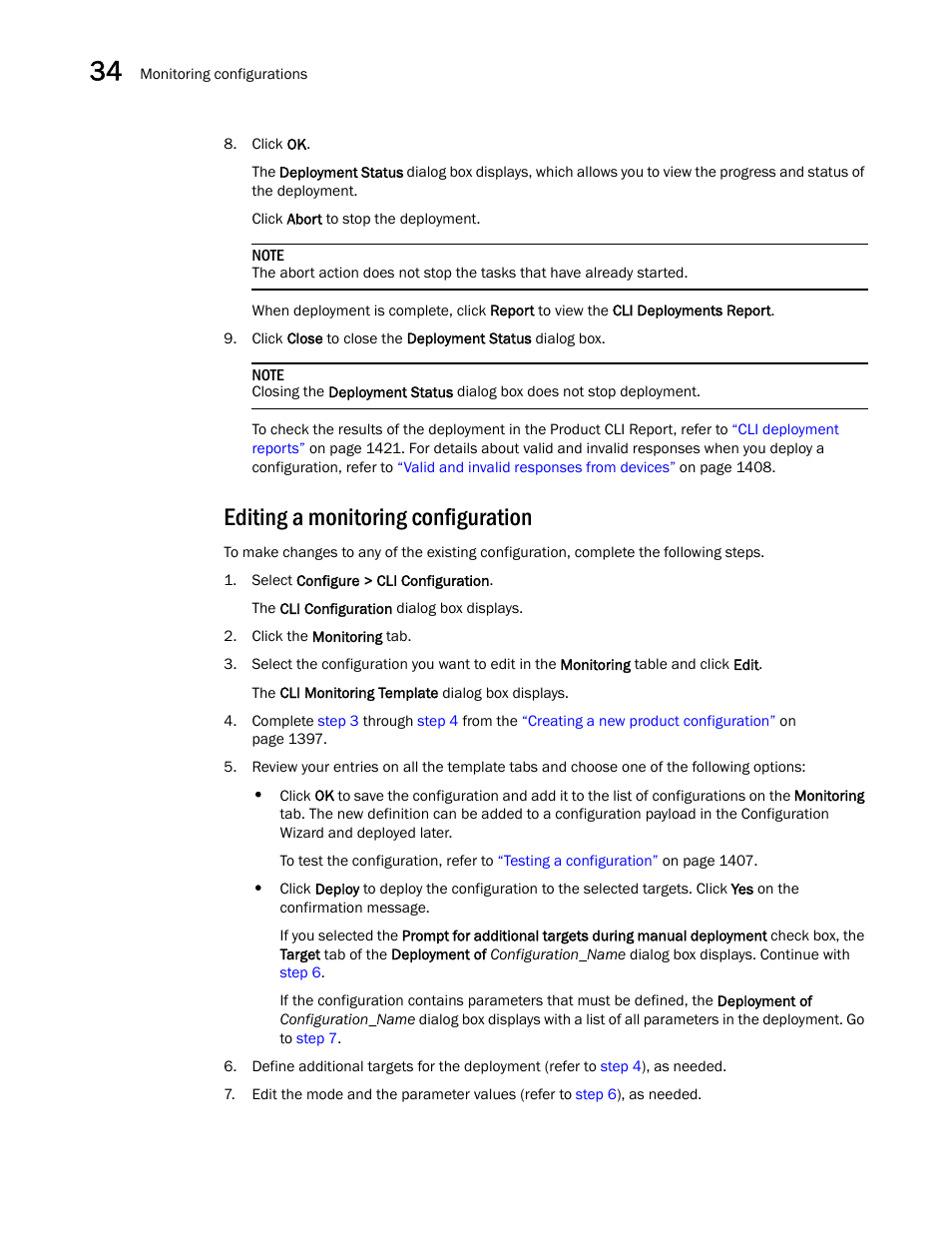 Editing a monitoring configuration | Brocade Network Advisor SAN + IP User Manual v12.3.0 User Manual | Page 1492 / 2702