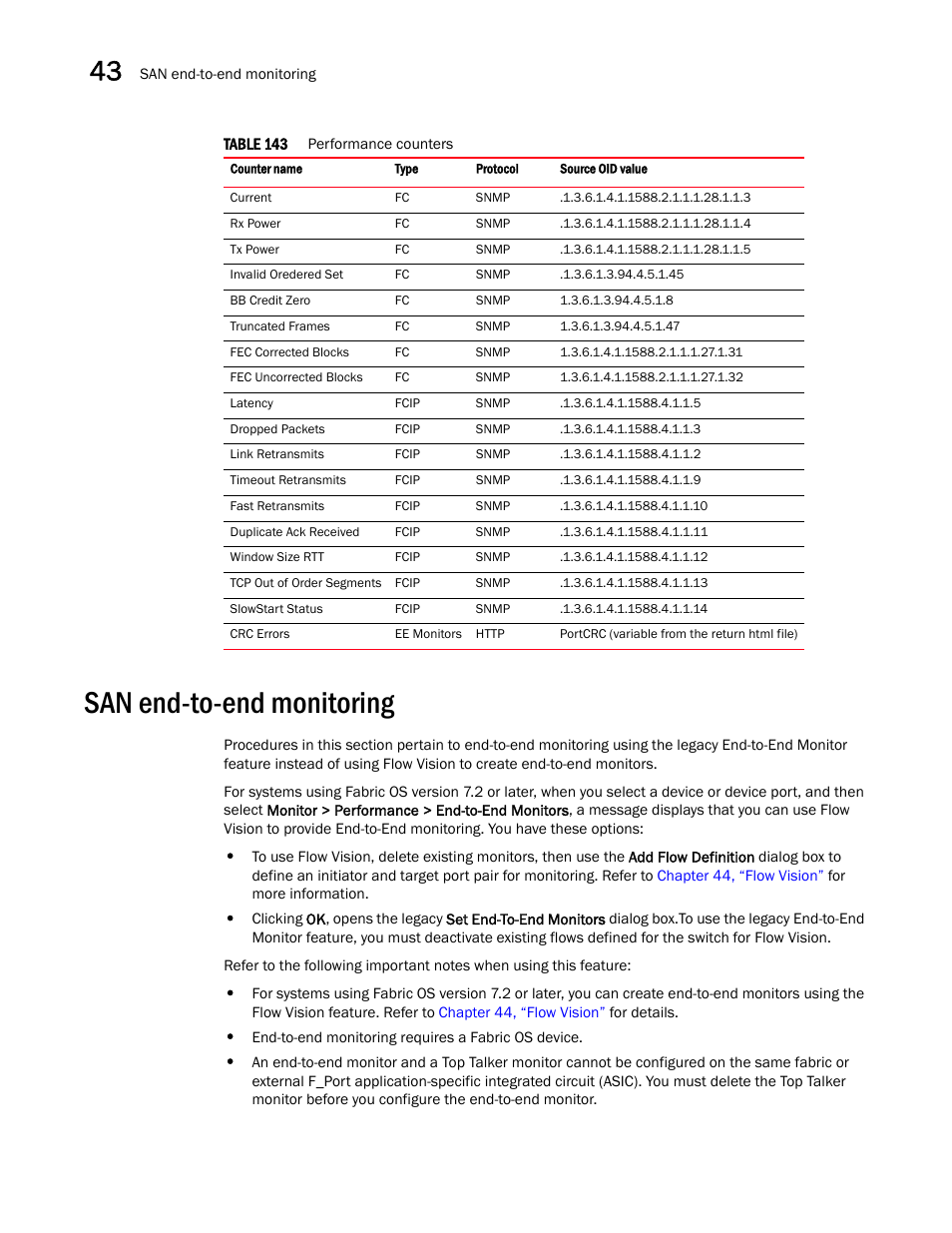 San end-to-end monitoring, San end-to-end monitoring 4 | Brocade Network Advisor SAN + IP User Manual v12.3.0 User Manual | Page 1696 / 2702