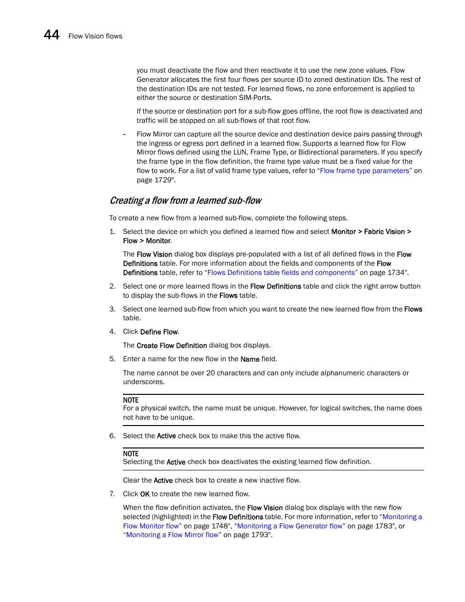 Creating a flow from a learned sub-flow | Brocade Network Advisor SAN + IP User Manual v12.3.0 User Manual | Page 1804 / 2702