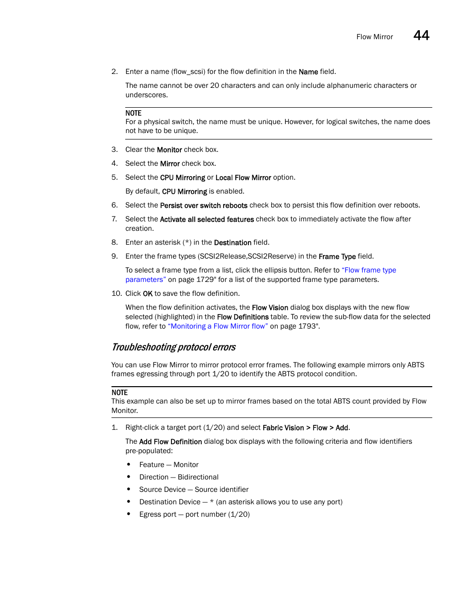 Troubleshooting protocol errors | Brocade Network Advisor SAN + IP User Manual v12.3.0 User Manual | Page 1869 / 2702