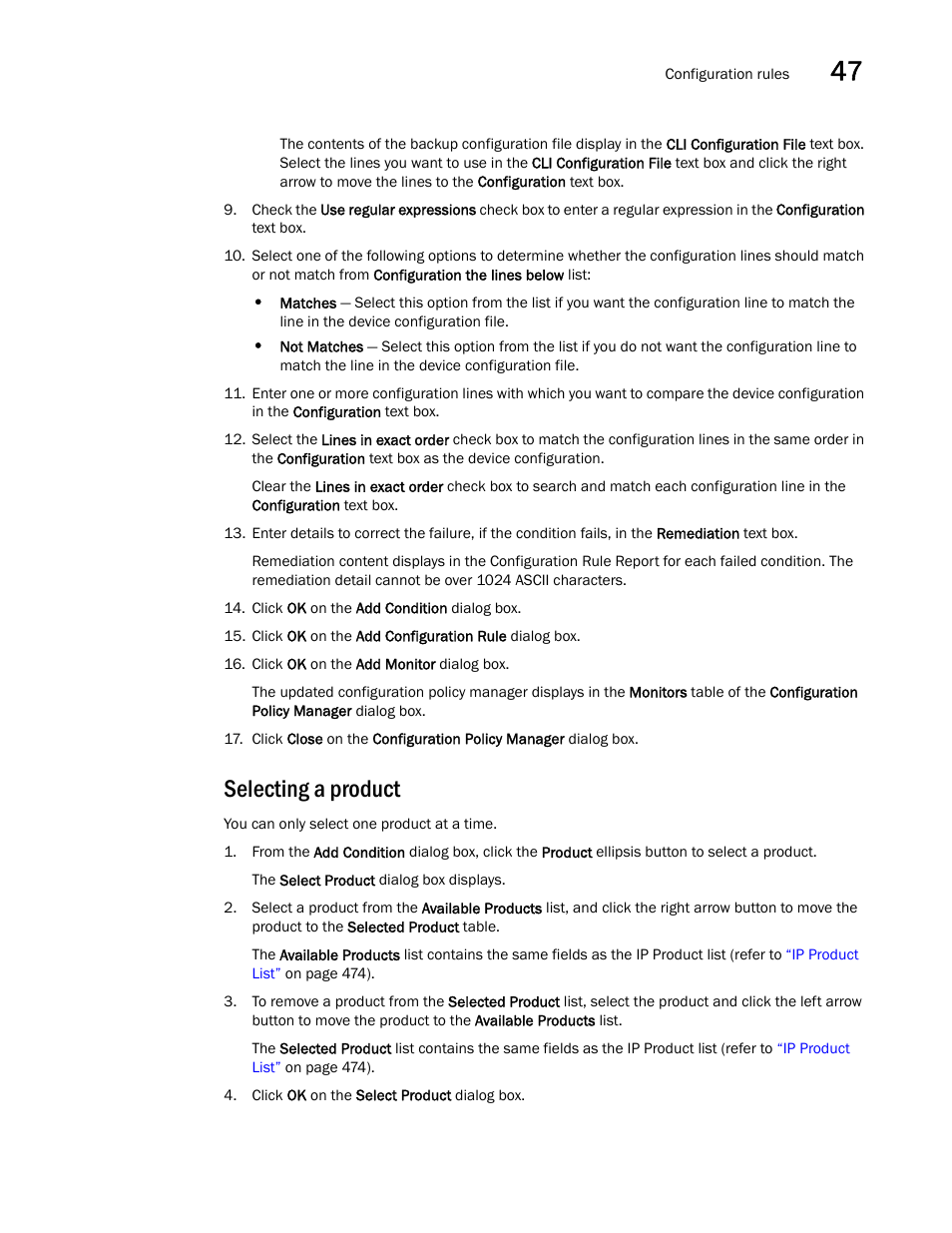Selecting a product, Eps in | Brocade Network Advisor SAN + IP User Manual v12.3.0 User Manual | Page 1963 / 2702