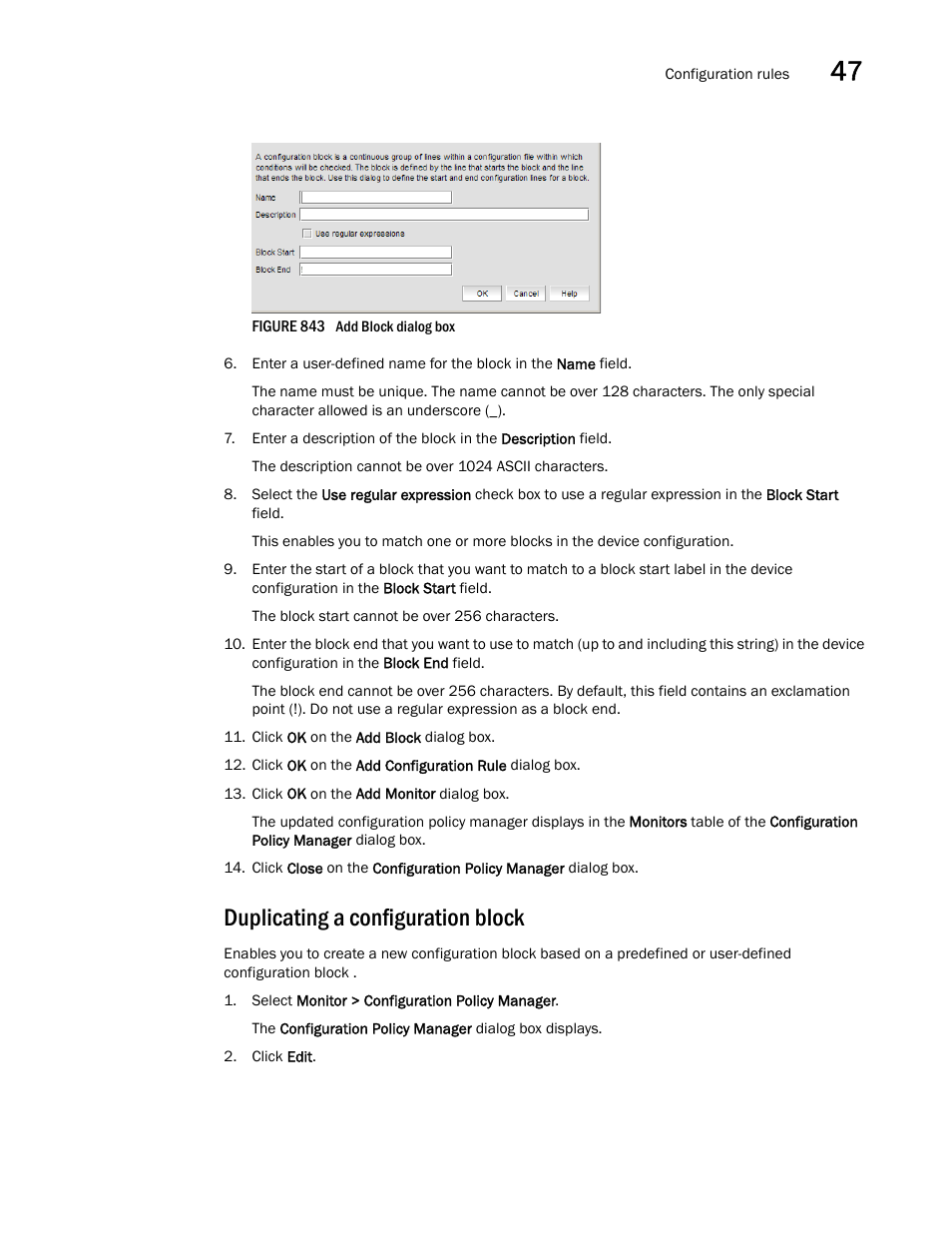 Duplicating a configuration block | Brocade Network Advisor SAN + IP User Manual v12.3.0 User Manual | Page 1969 / 2702